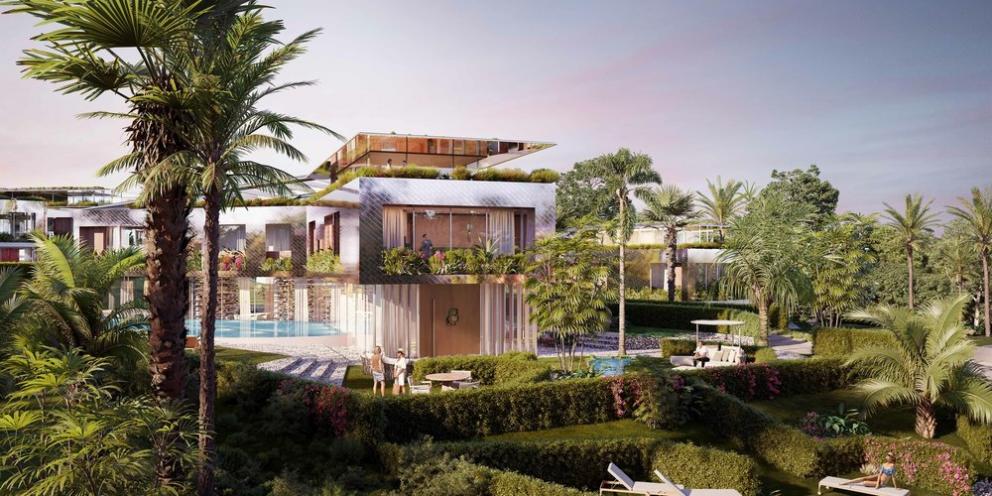 Las cinco villas tendrán exteriores reflectantes - Image: Karl Lagerfeld / Sierra Blanca