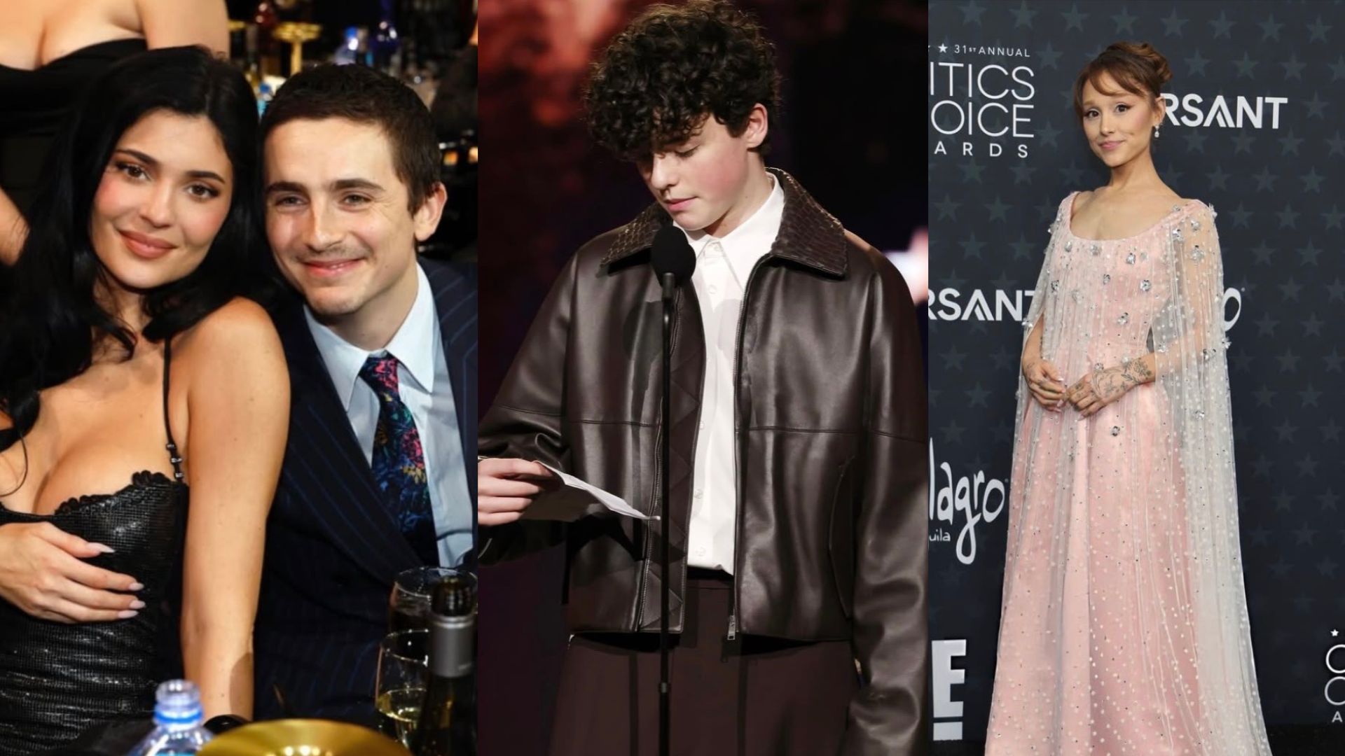 La gala marca el inicio de la temporada de premios de Hollywood. Fotos: Ariana Grande/Owen Cooper/Critics Choice Awards