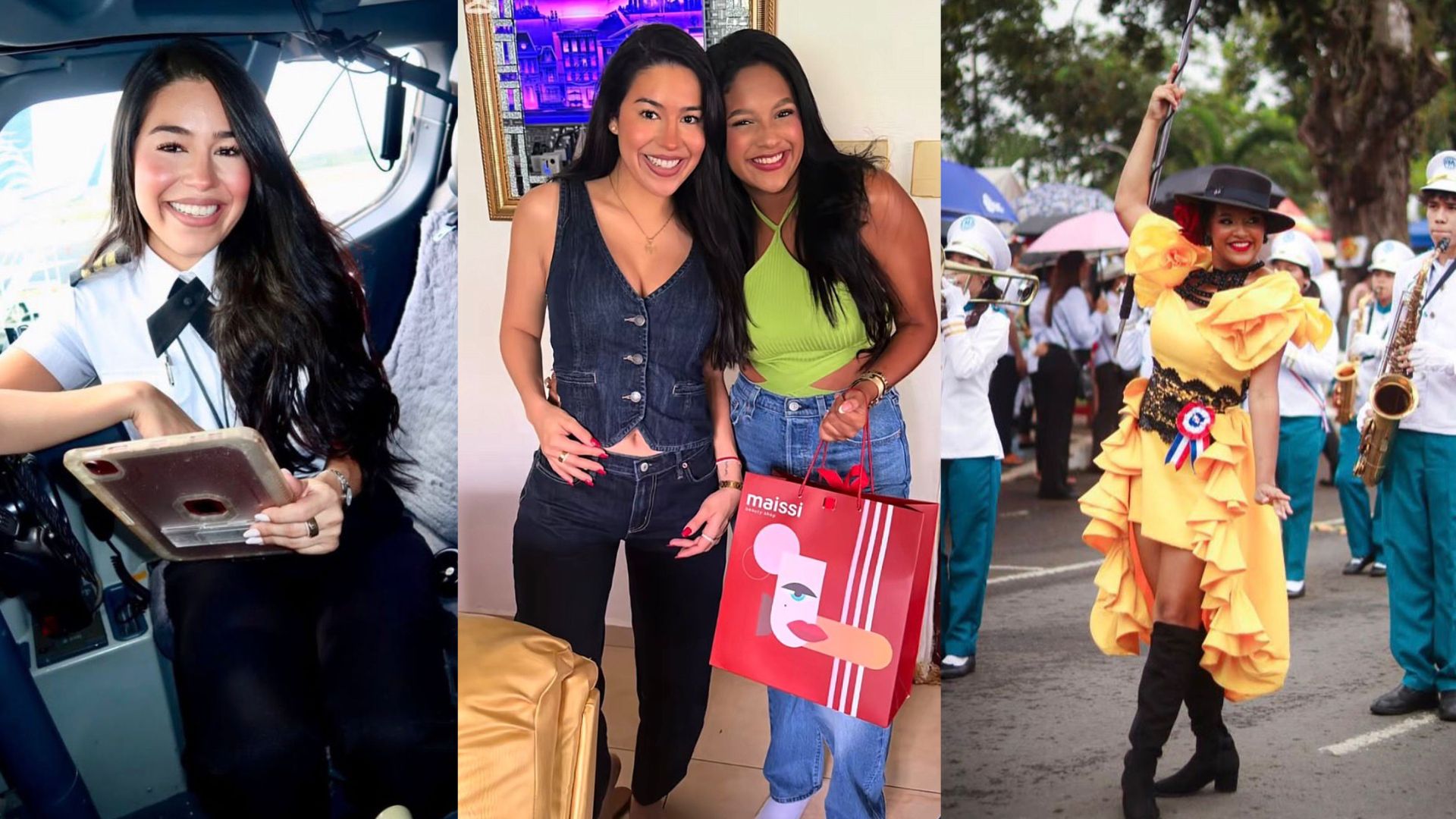 Sasha le llevo un detalle por la culminación de los estudios de Keren. Fotos: Sasha Nikyta, Keren Bravo.