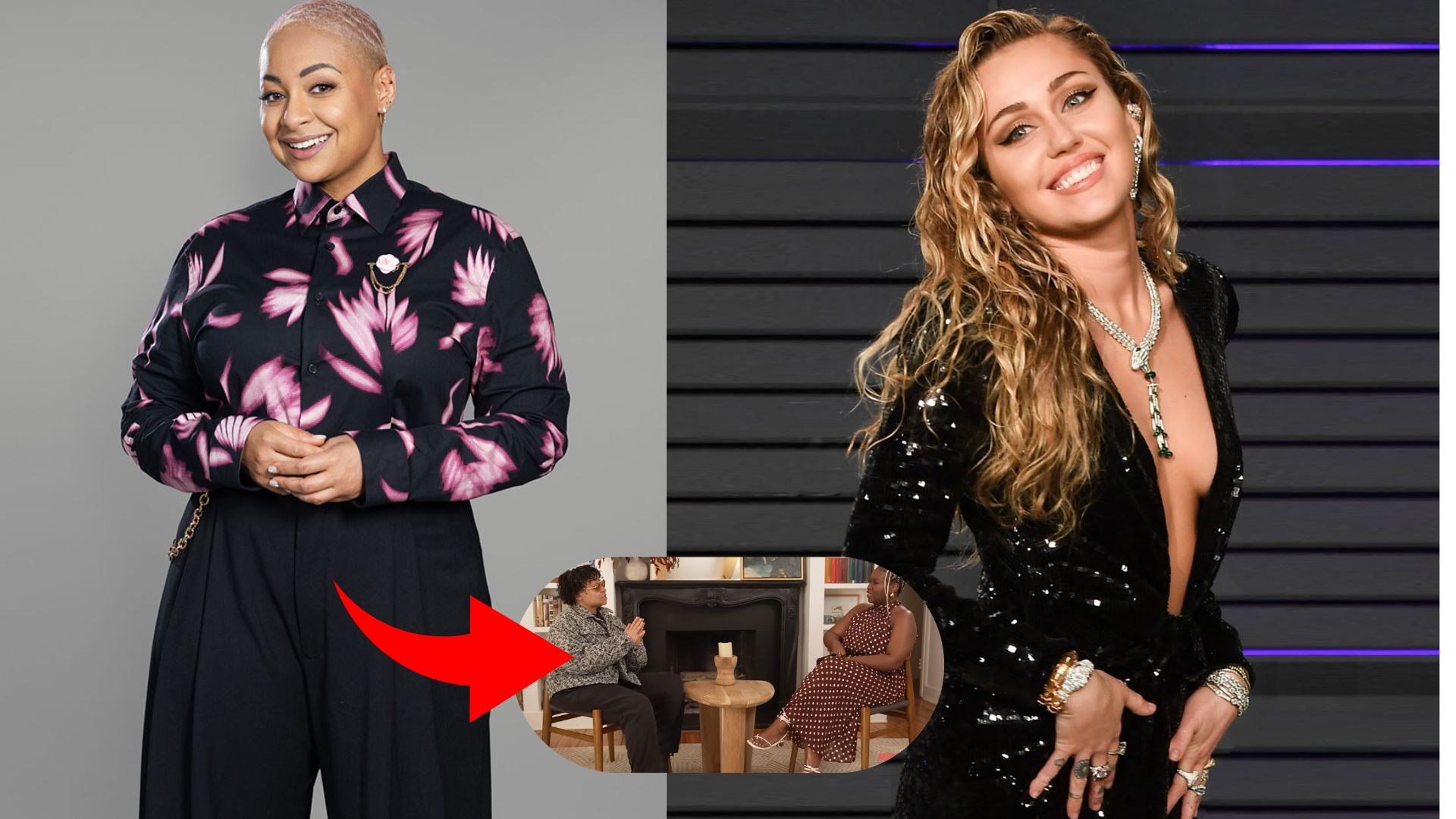Raven-Symoné desata polémica tras cuestionar el reconocimiento a Miley Cyrus por los 20 años de Hannah Montana. Foto: Canva edit.