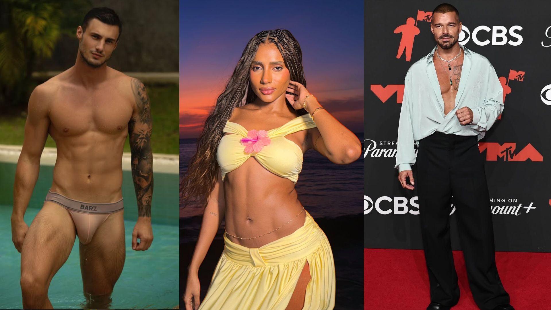 Kelly Reales revela presunta infidelidad que involucra a Ricky Martin. Foto: Kelly Reales / Max Barz / Ricky Martin.