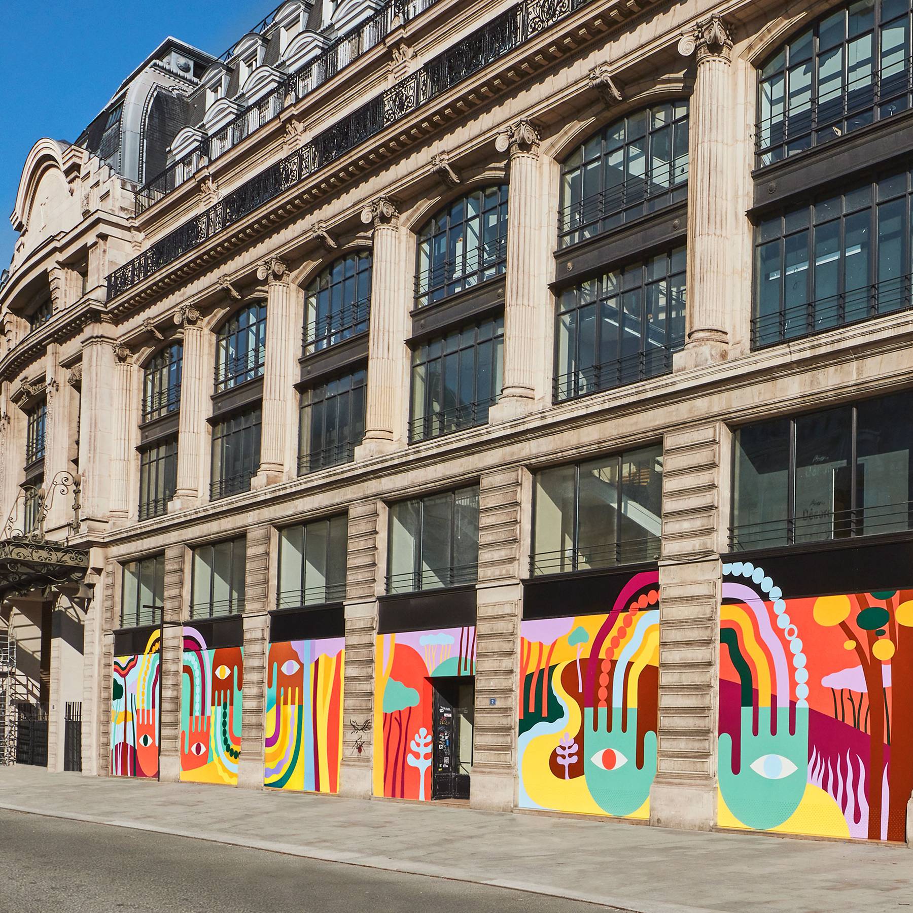 El colorido mural de Louis Vuitton para llevar esperanza en medio del  Covid-19