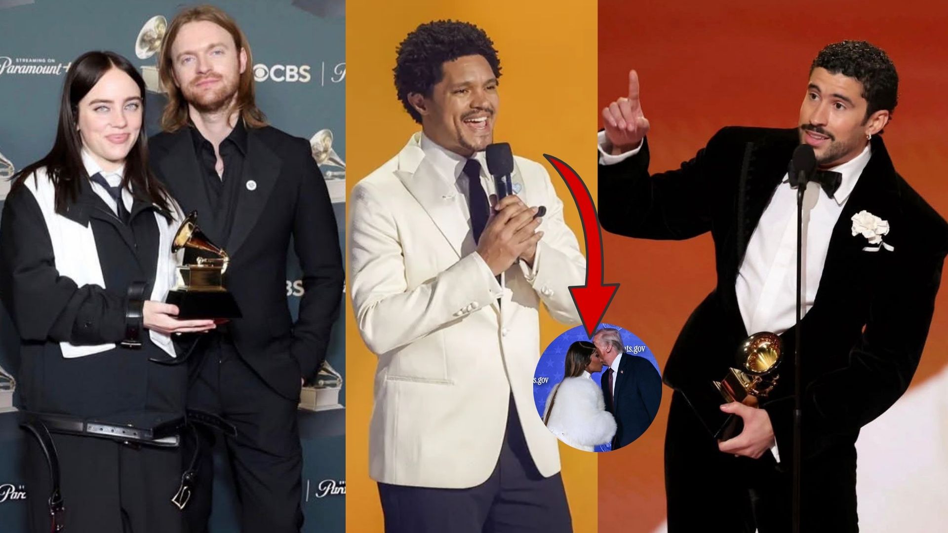 La 68.ª edición de los GRAMMY estuvo marcada por premios históricos y mensajes sociales. Foto: Canva edit. La 68.ª edición de los GRAMMY estuvo marcada por premios históricos y mensajes sociales. Foto: Canva edit.