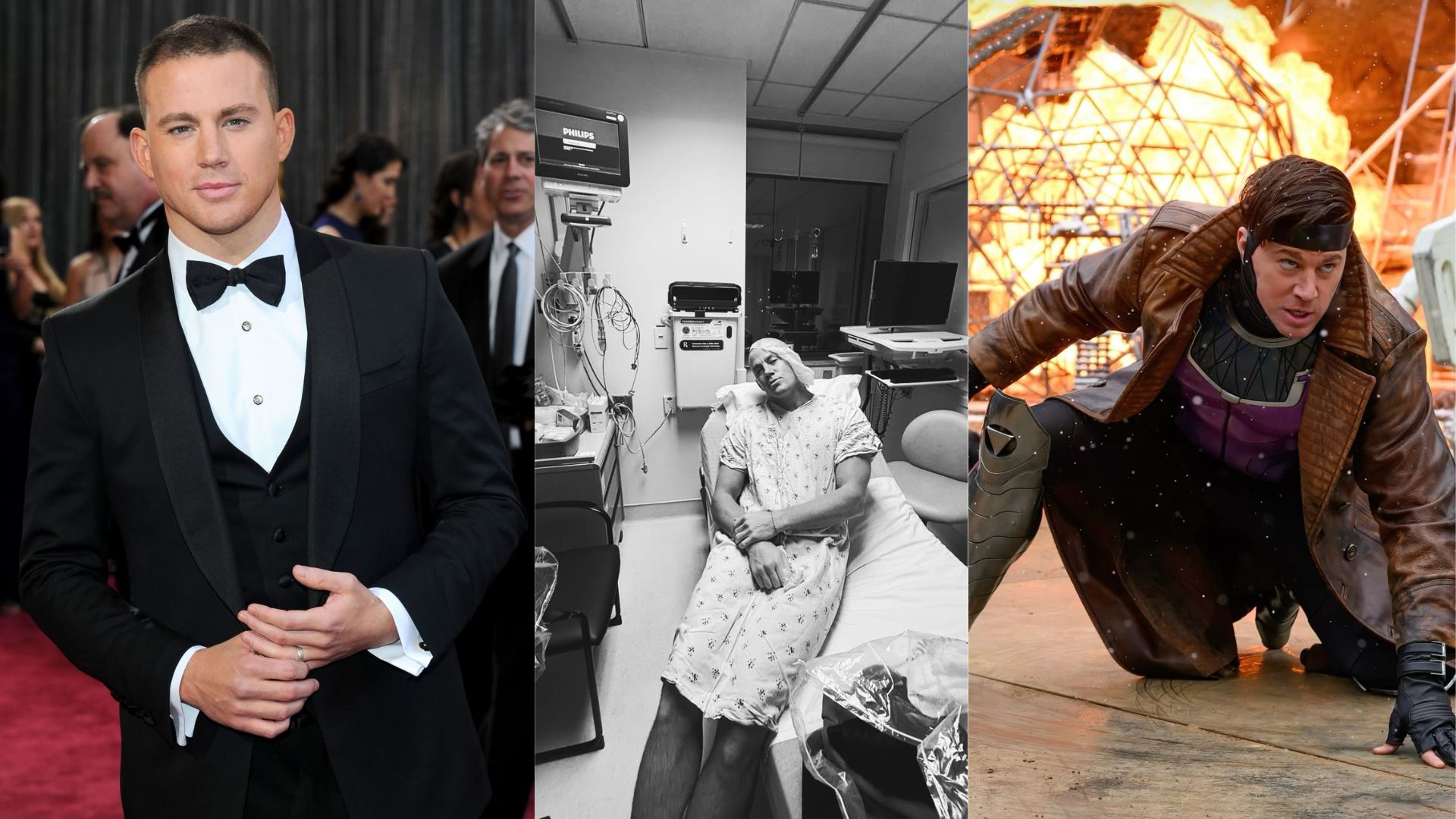 El interprete de »Magic Mike» ha compartido vía instagram un post donde se le ve acostado en una cama de hospital. Foto: Canva edit.