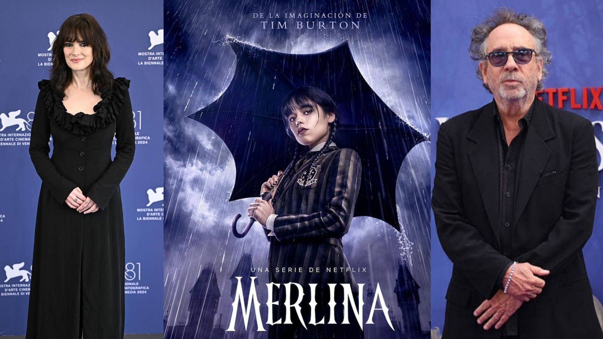 Winona Ryder se suma a la tercera temporada de Wednesday, reforzando el elenco de la exitosa producción de Netflix. Foto: Pinterest.