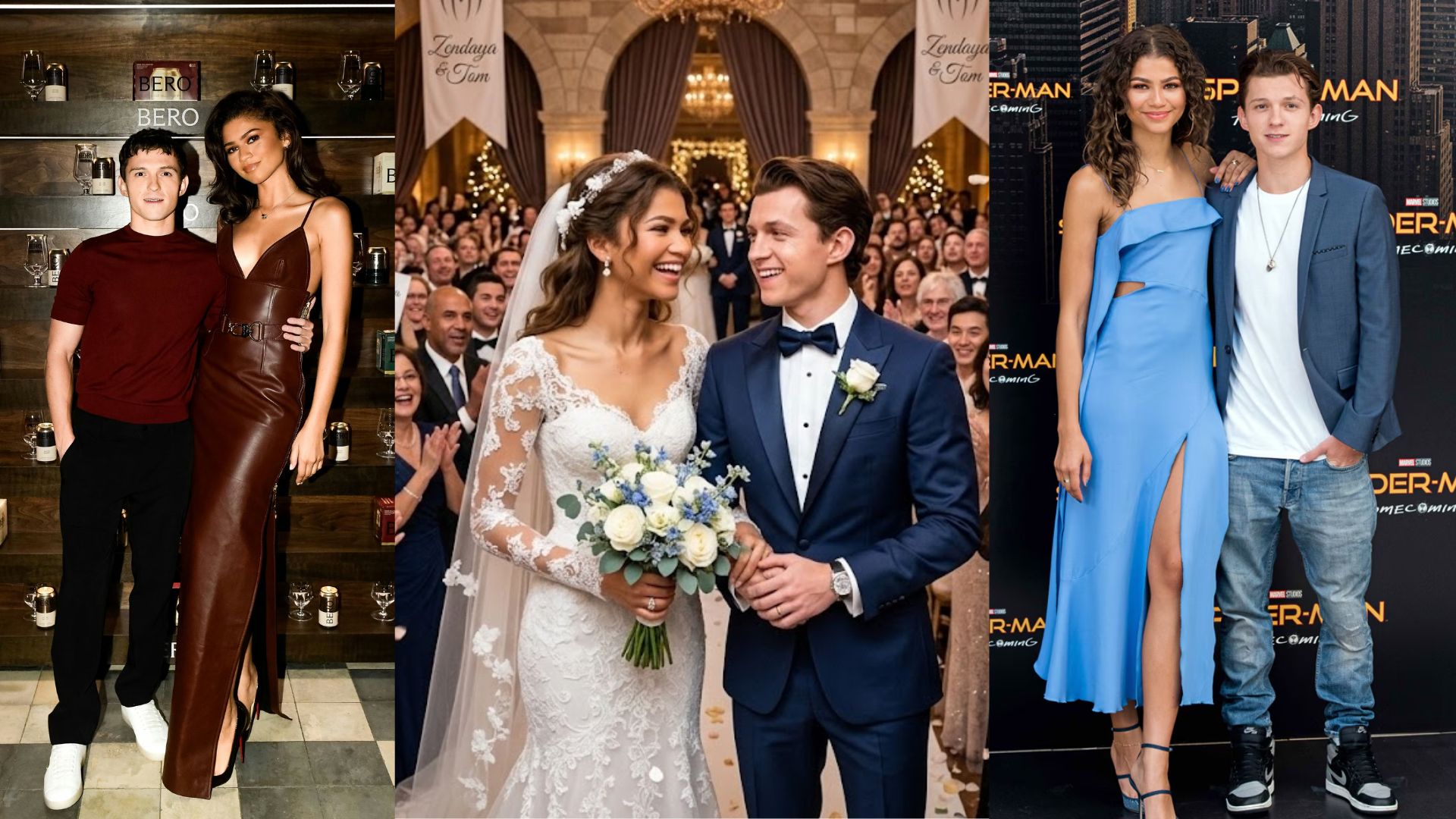 Holland y Zendaya llevan saliendo desde 2021, los rumores que se casaron siguen vigente. Foto: Canva.