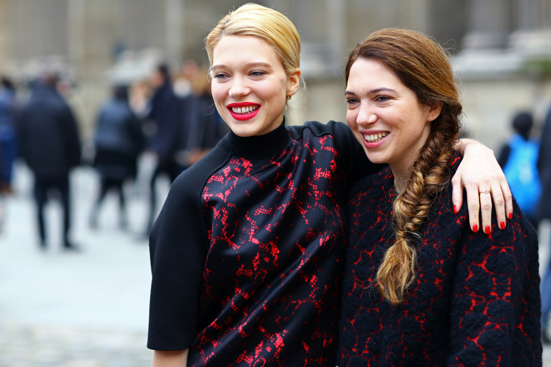 Léa Seydoux on X: #PHOTO #IG Lea Seydoux & Camille Seydoux http