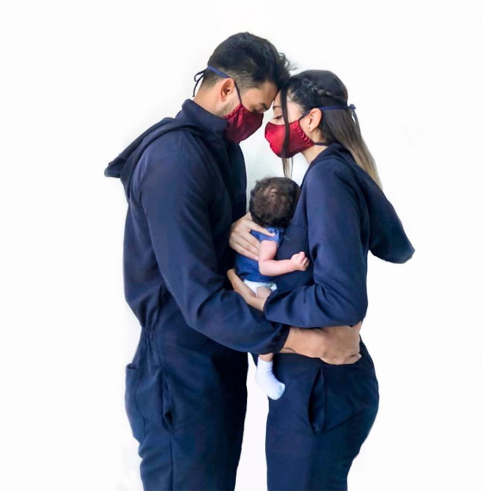 Entrevista Adrián y Ana Paula, Calle7, Mujer Fotografía: sesión de fotos virtual realizada por Bárbara Britvin, de 2B Productions