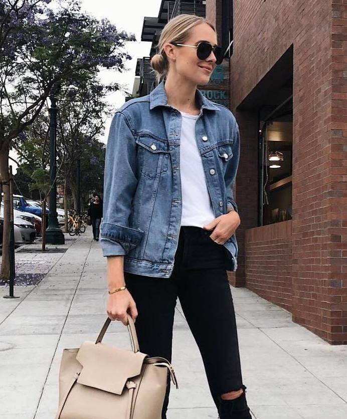 3 estilos infalibles para usar una 'denim jacket' en la moda modesta | Mujer 3 estilos infalibles para usar una 'denim jacket' en la moda modesta | Mujer