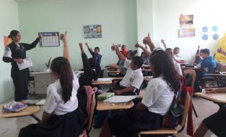 DARE en las escuelas. Cortesía: Policía Nacional